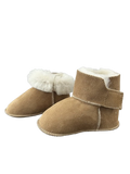 Pantoffel Schapenvacht Leer - Baby - Cognac | Noordiq